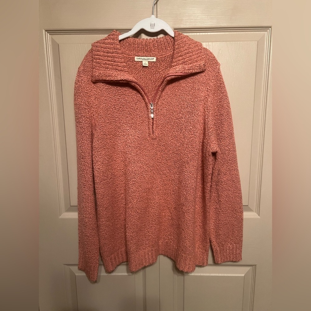 Carolyn Taylor Cozy Pink Sweater